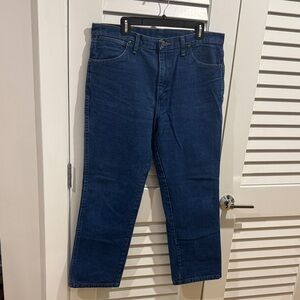 Wrangler Straight Leg Dark Indigo Jeans
